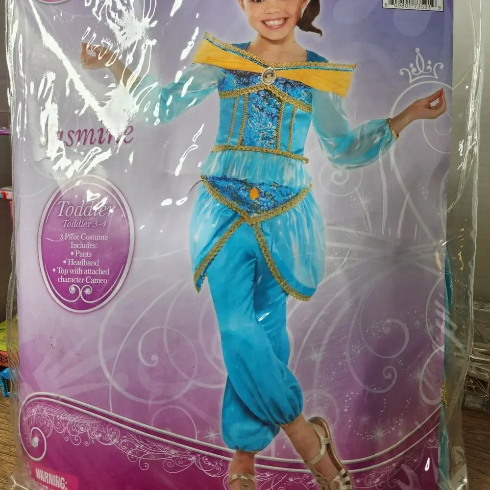 Disney Princess Jasmine costume Toddler 3-4 New